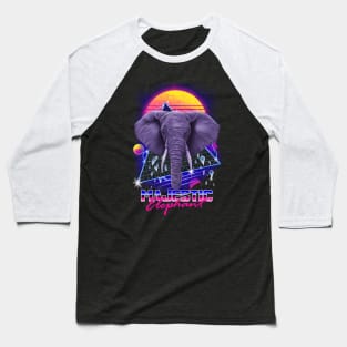 Majestic Elephant Baseball T-Shirt